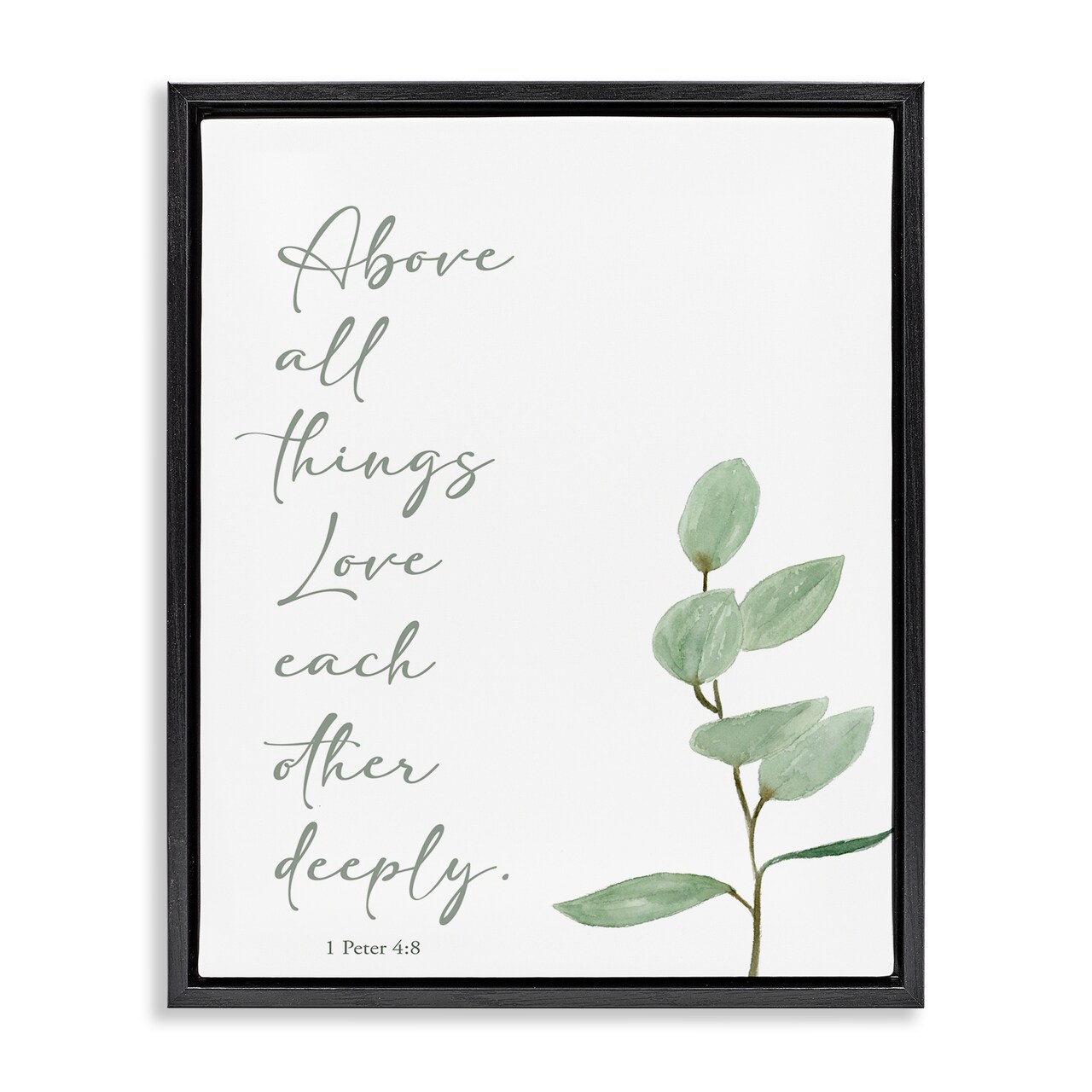 Stupell Industries Love Each Other Deeply Floating Frame Design by Lucille Price